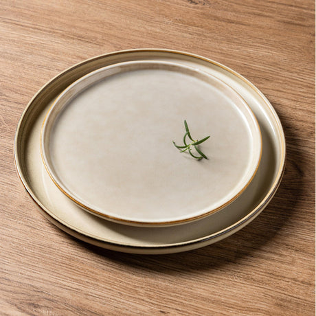 GUERAN Stoneware Dinnerware Set – Reactive Glaze, Service for 8